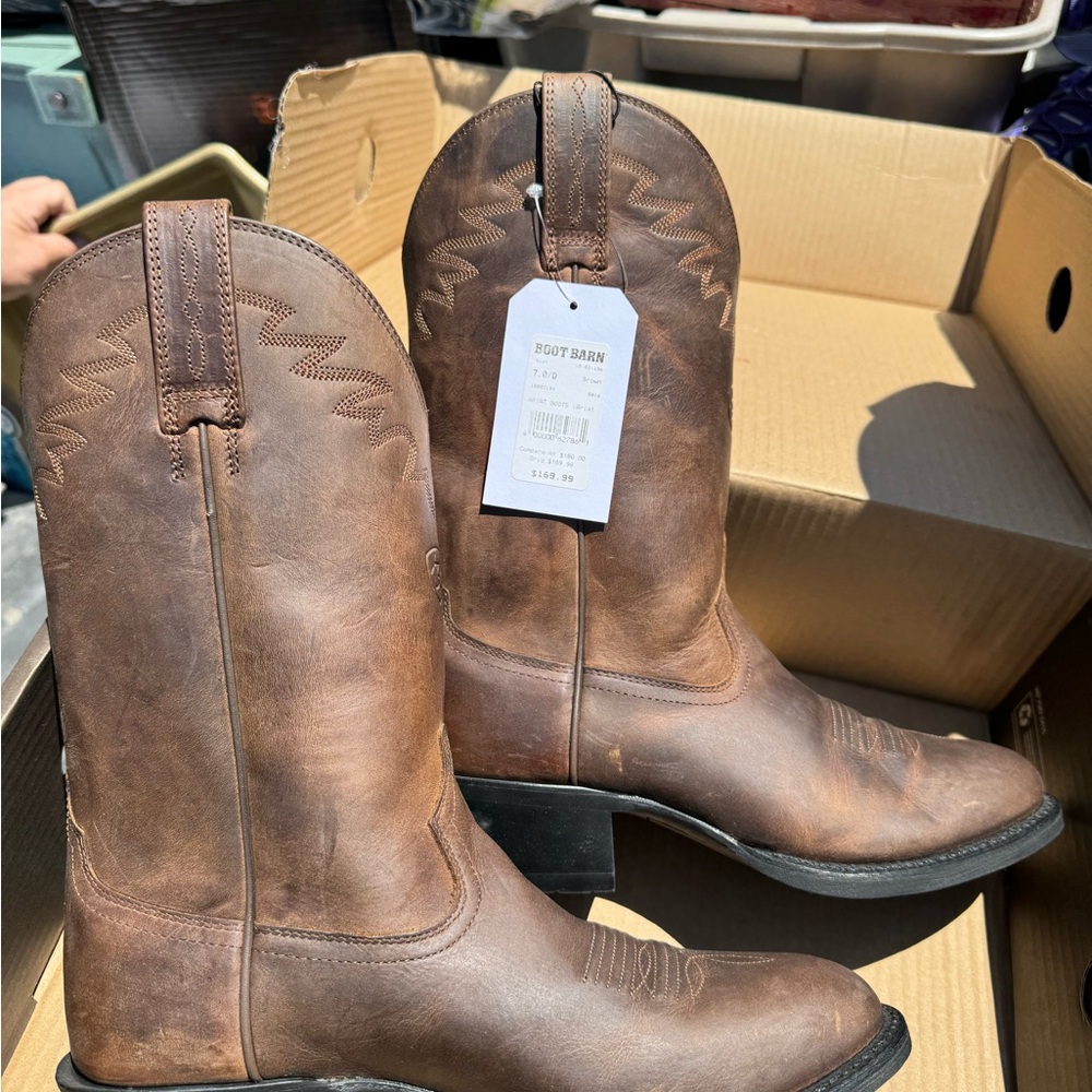 Ariat Mens Brown Western Boots